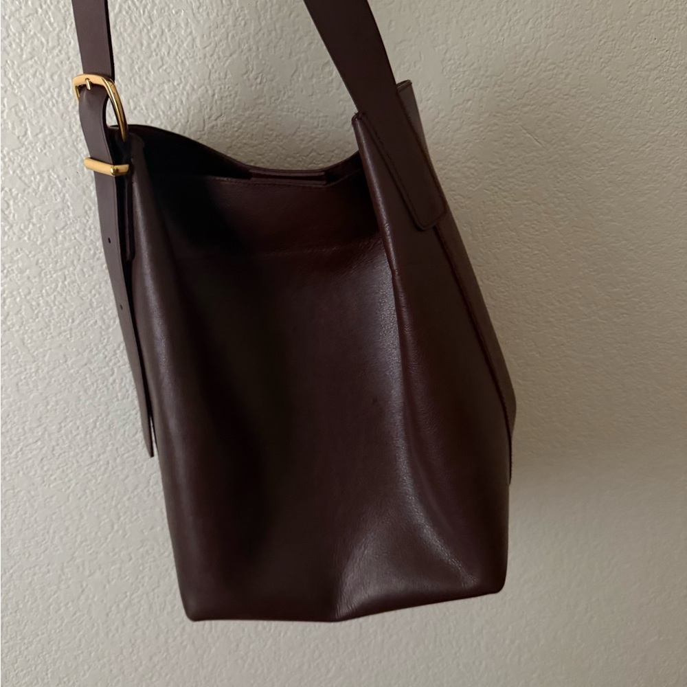 Madewell Dark Brown Leather Shoulder Bag